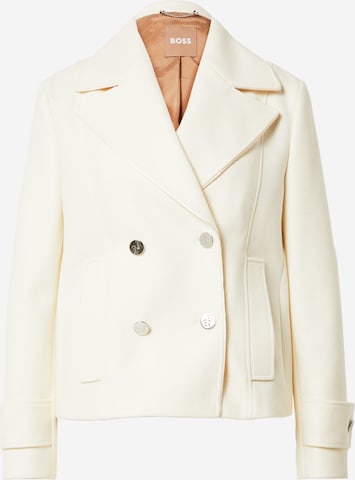 BOSS Black Płaszcz przejściowy 'Capeka' w kolorze biały: przód