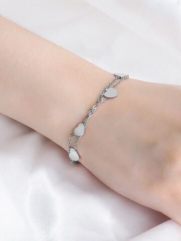 Kim Johanson Bracelet '7 Herzen' in Silver: front