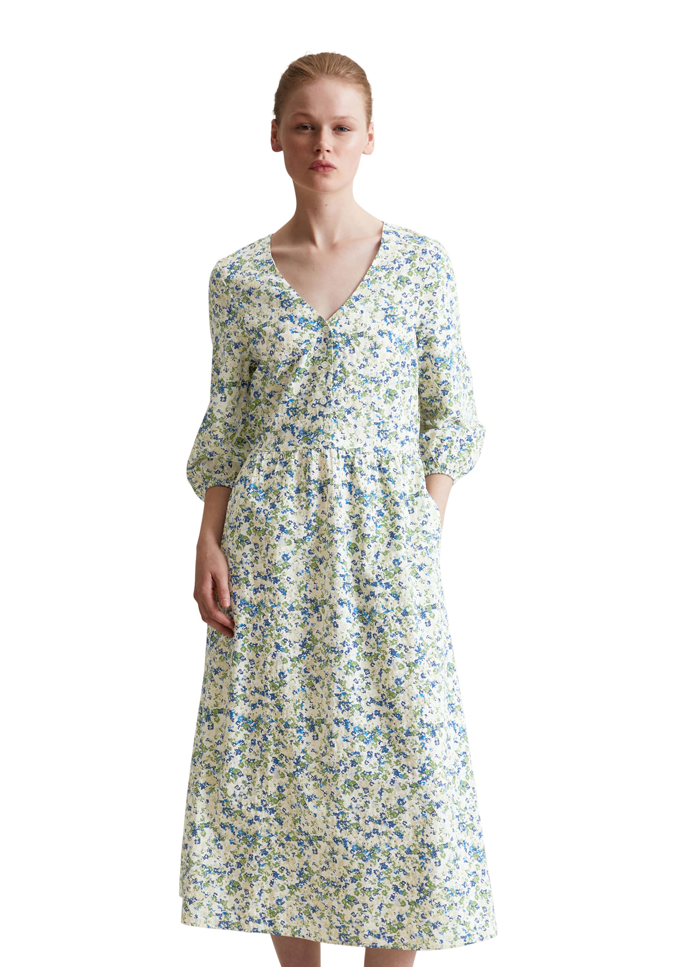 Marc O'Polo DENIM Jurk in Groen: voorkant