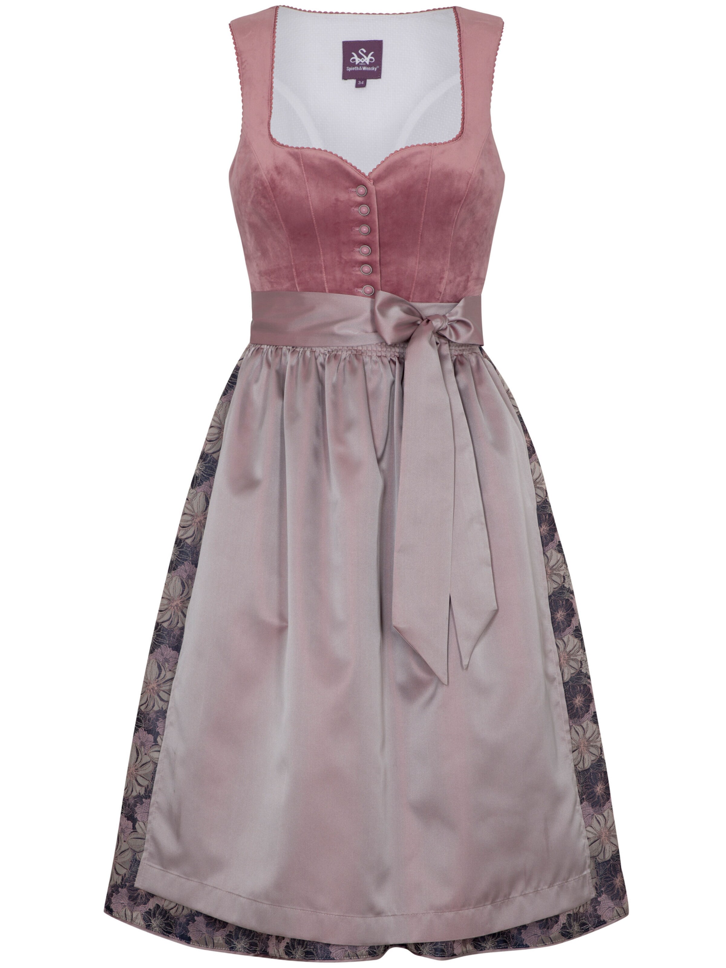 SPIETH & WENSKY Dirndl in Pink: front