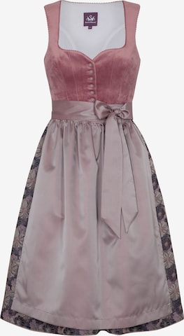 Dirndl SPIETH & WENSKY en rose : devant
