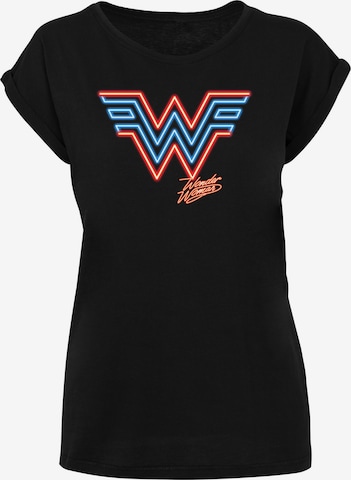 T-shirt 'DC Comics Wonder Woman 84' F4NT4STIC en noir : devant