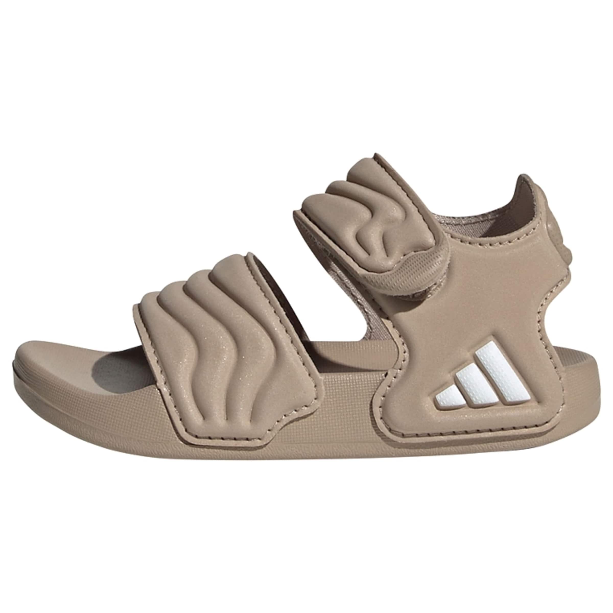 ADIDAS SPORTSWEAR Open shoes 'ADILETTE' in Brown: front
