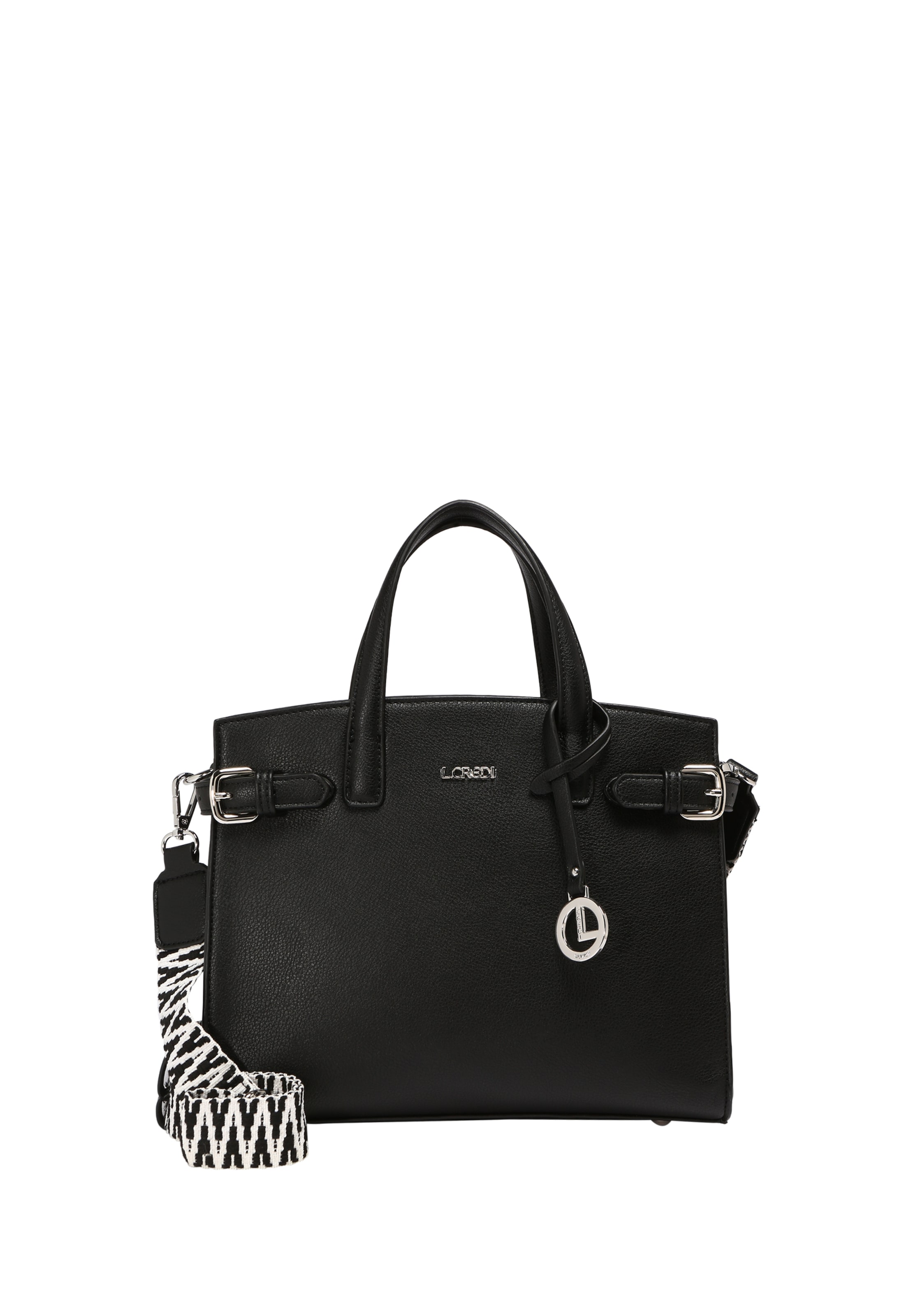 L.CREDI Handtas &#x27;Isante&#x27; in Zwart: voorkant