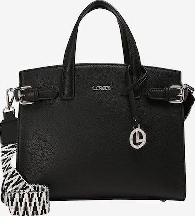 L.CREDI Käsilaukku 'Isante' värissä musta / hopea / valkoinen, Tuotenäkymä