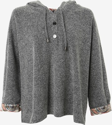 Madam-T Sweatshirt 'ROCHEL' in Grey: front