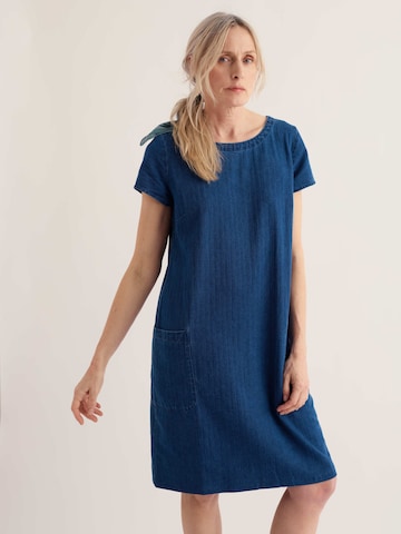 Seasalt Cornwall Jurk 'River Cove' in Blauw: voorkant