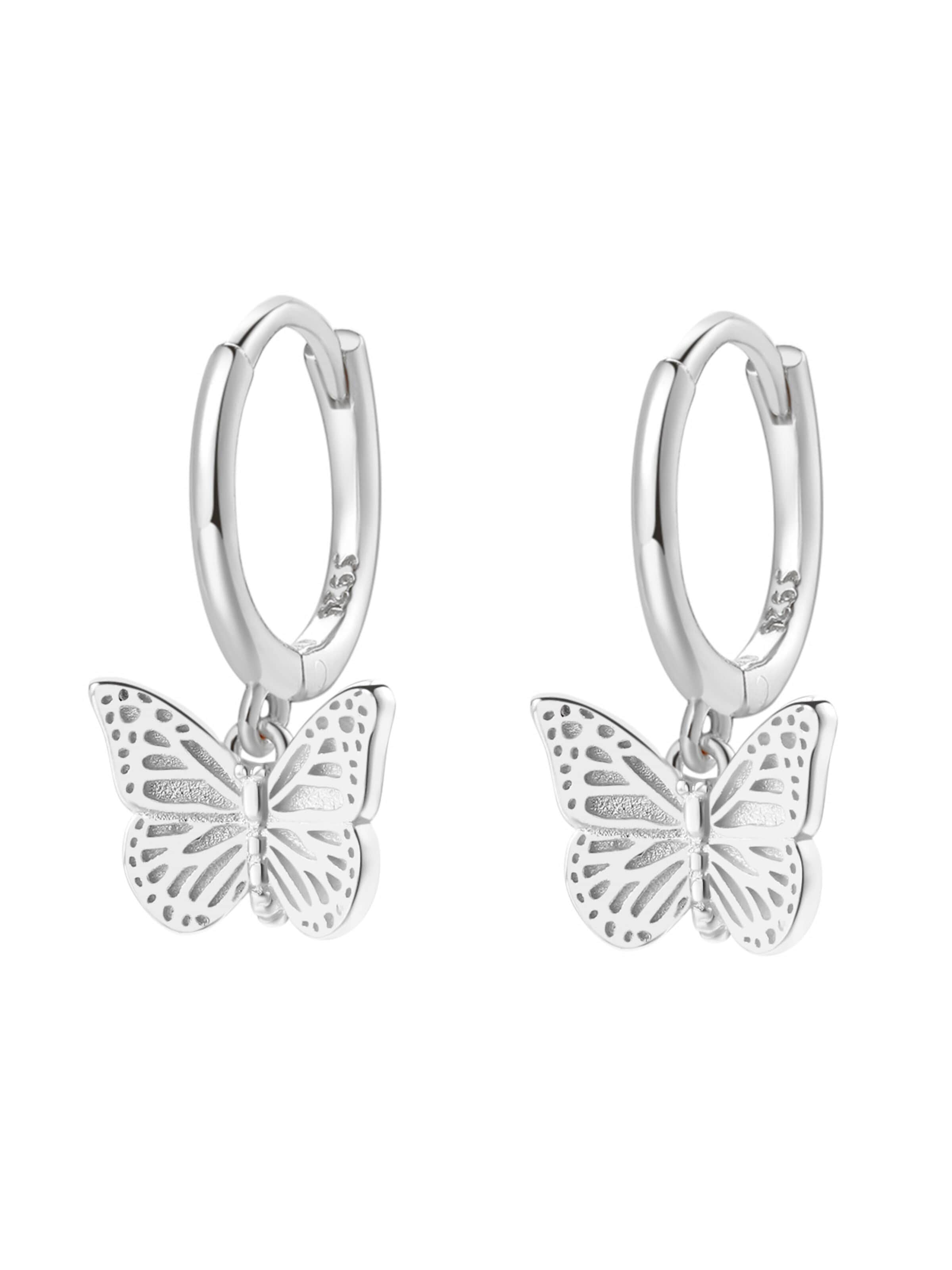 Hey Happiness Earrings 'Flutter' in Silver