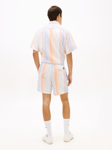 Tommy Jeans Normalny krój Spodnie w kolorze biały