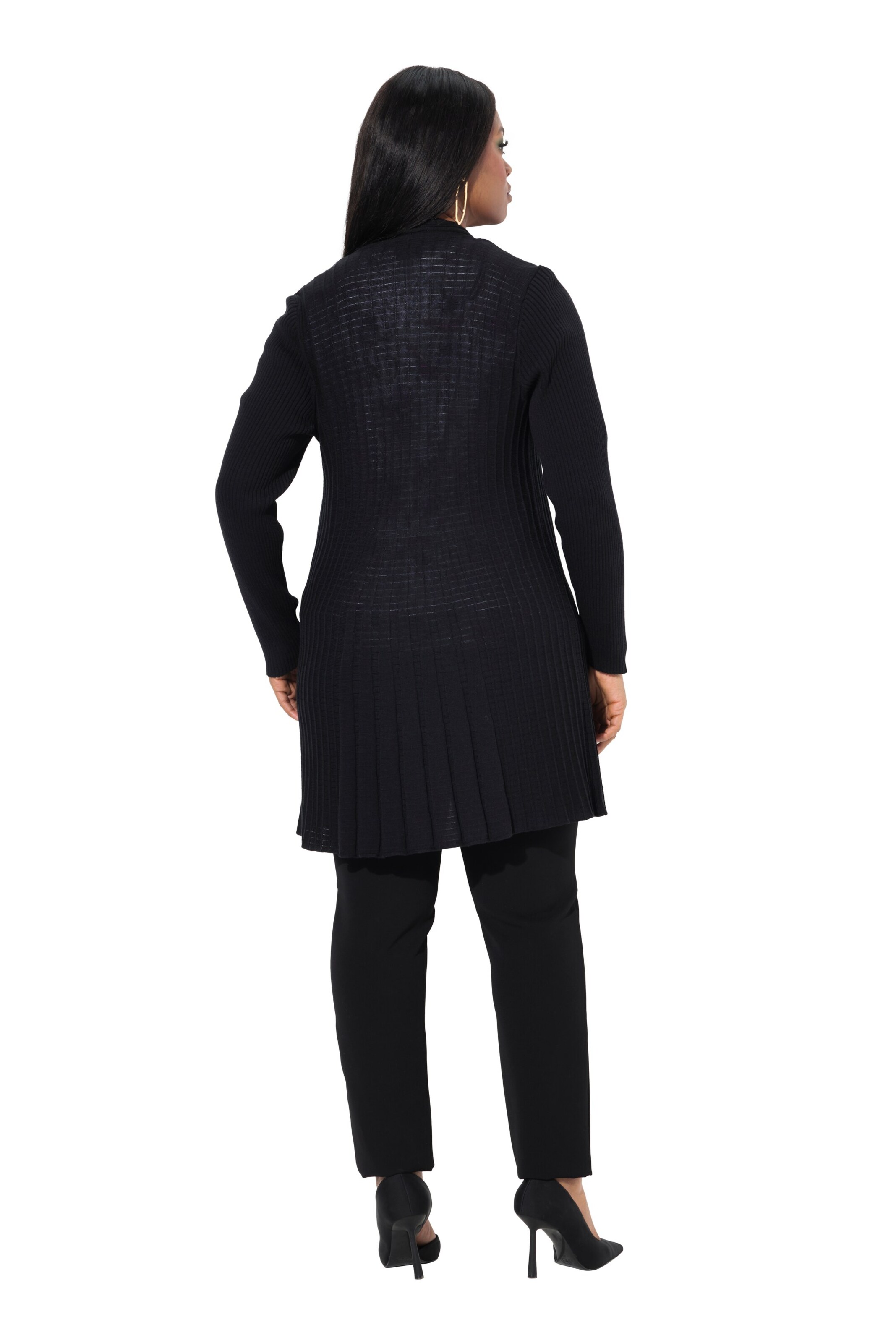 Ulla Popken Knit cardigan in Black