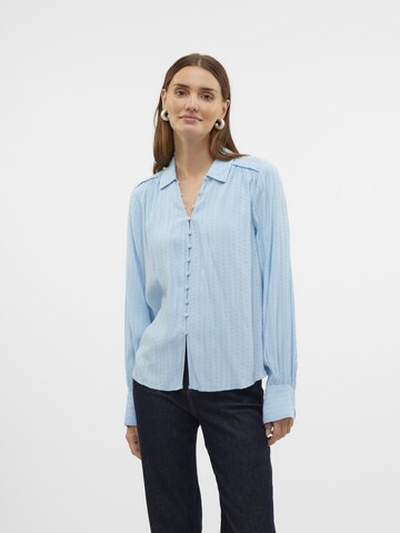 Chemisier 'VMViolet' VERO MODA en bleu : devant