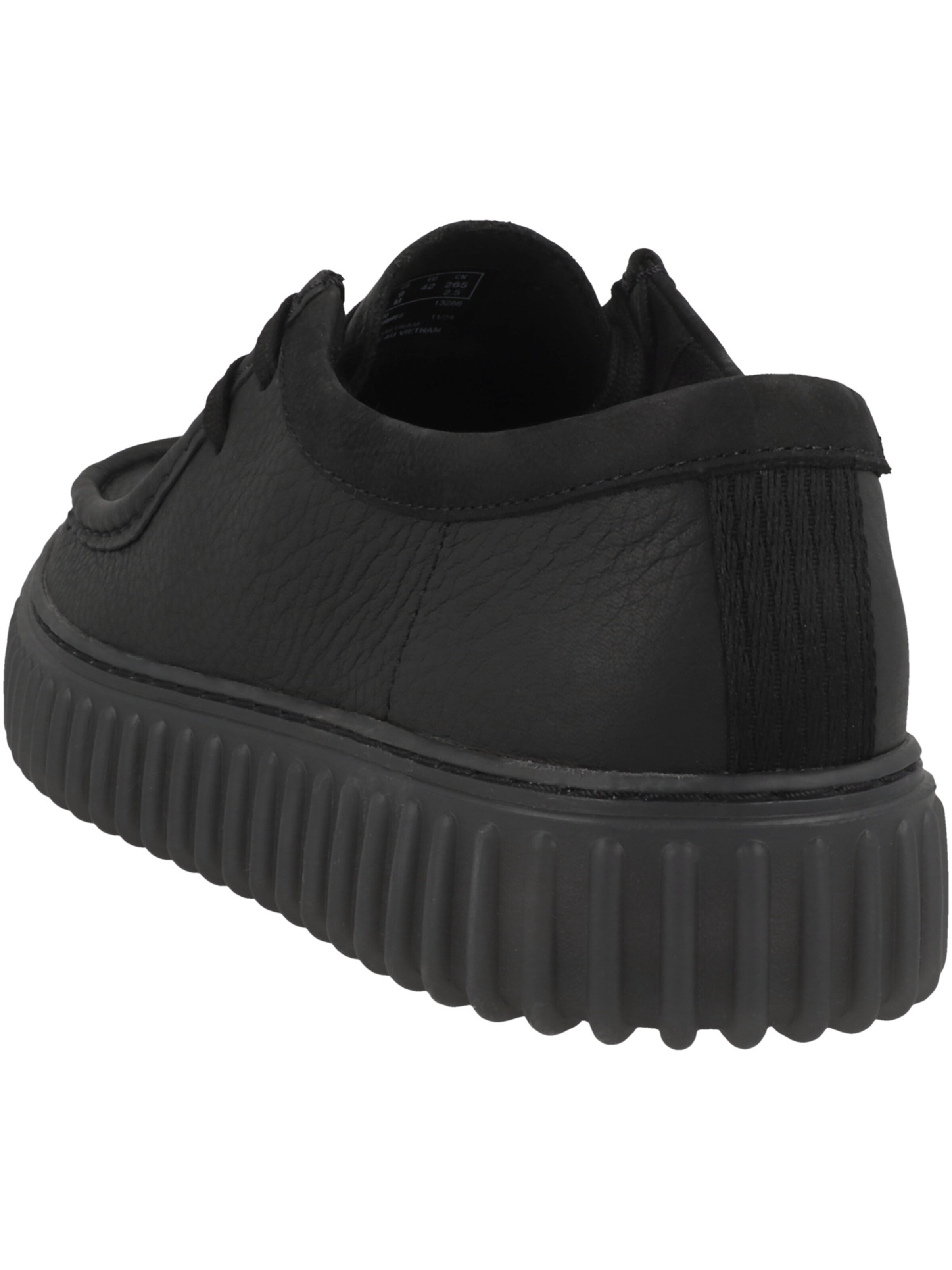 CLARKS Schnürschuh 'Torhill' in Schwarz