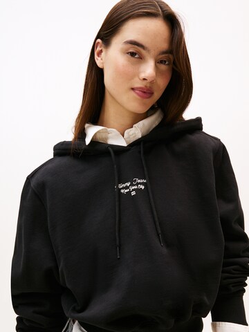 Tommy Jeans Mikina 'ESSENTIAL' - Čierna