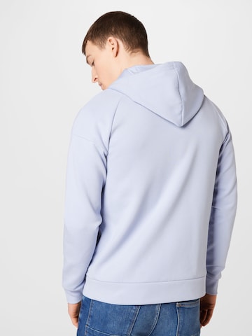 BOSS Zip-Up Hoodie 'Saggy 1' in Blue