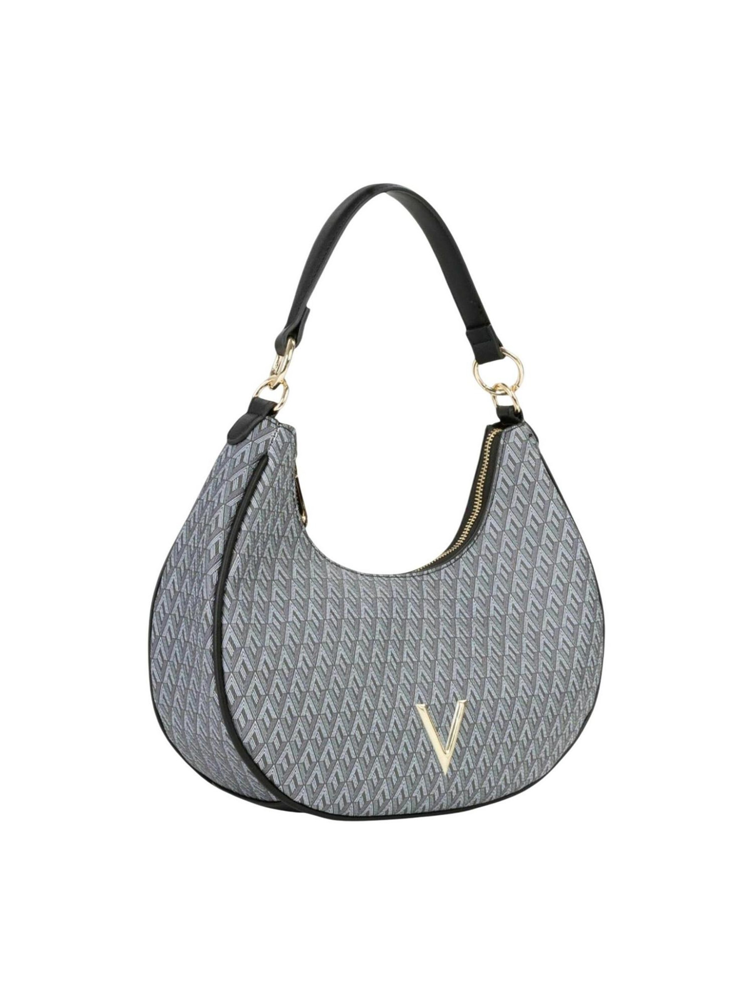 VALENTINO - Bolso de hombro 'HOBO BAG QUEEN RE VBS9OX07' en negro
