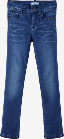 NAME IT Slimfit Jeans 'Theo' in Blauw: voorkant