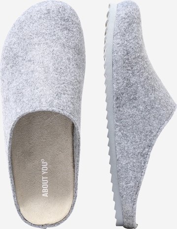 ABOUT YOU Slippers 'Anouk' in Grey