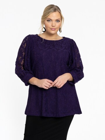 YOEK Tunic in Purple: front