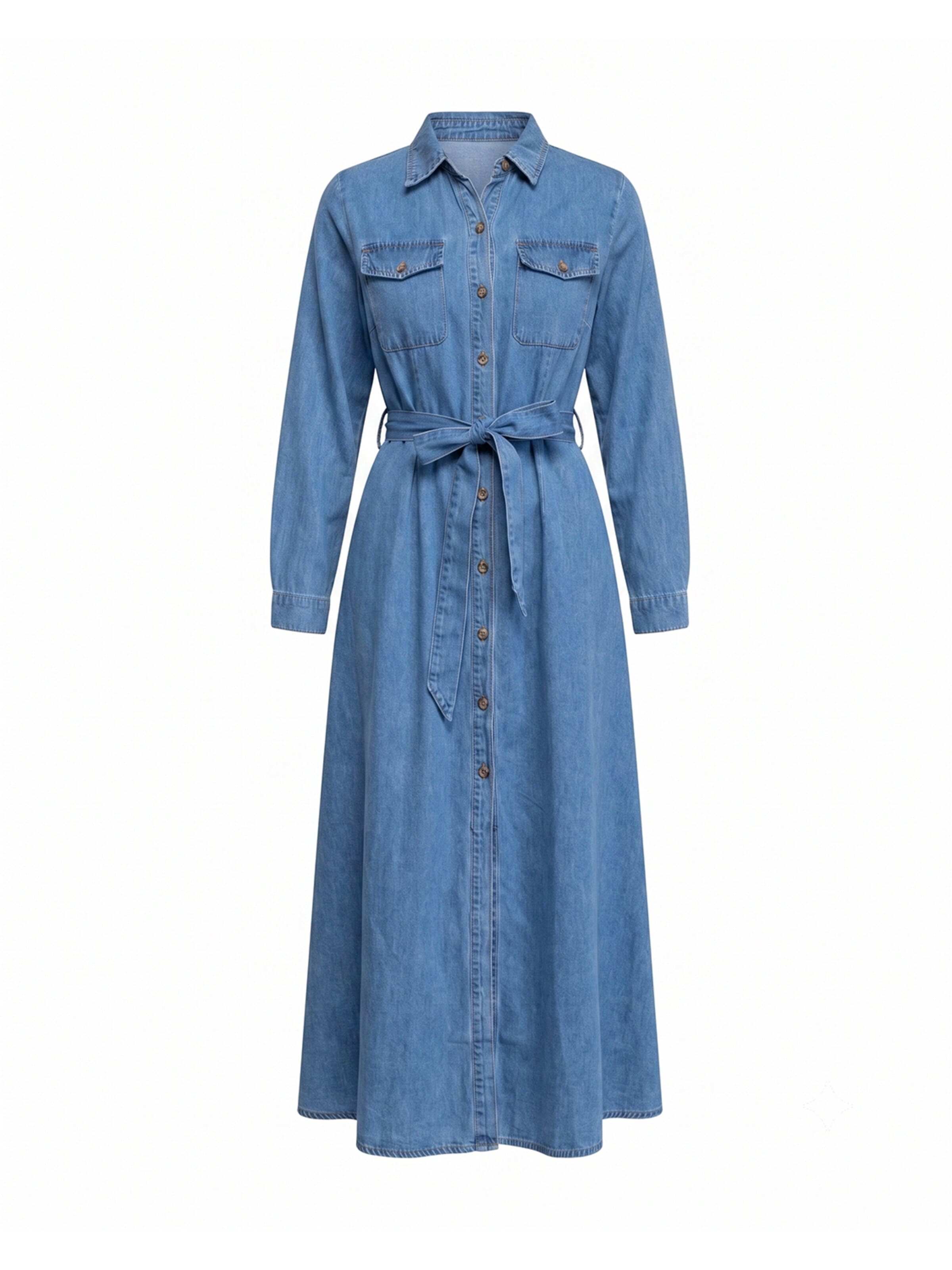 Tantra Dress in 38 in Blue denim, Item view