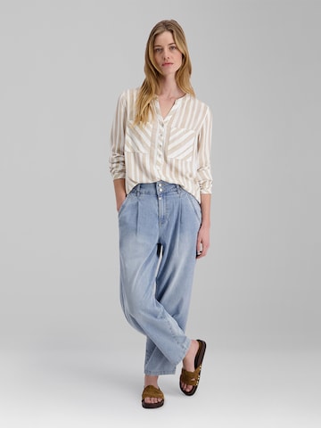 TIMEZONE Blouse 'Henley' in Beige