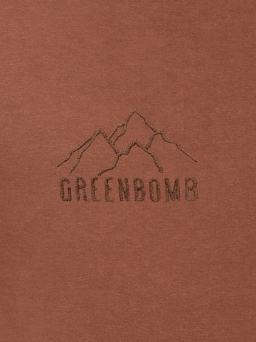 Felpa di GREENBOMB in marrone