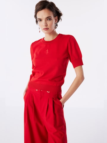 Pull-over Twist en rouge : devant