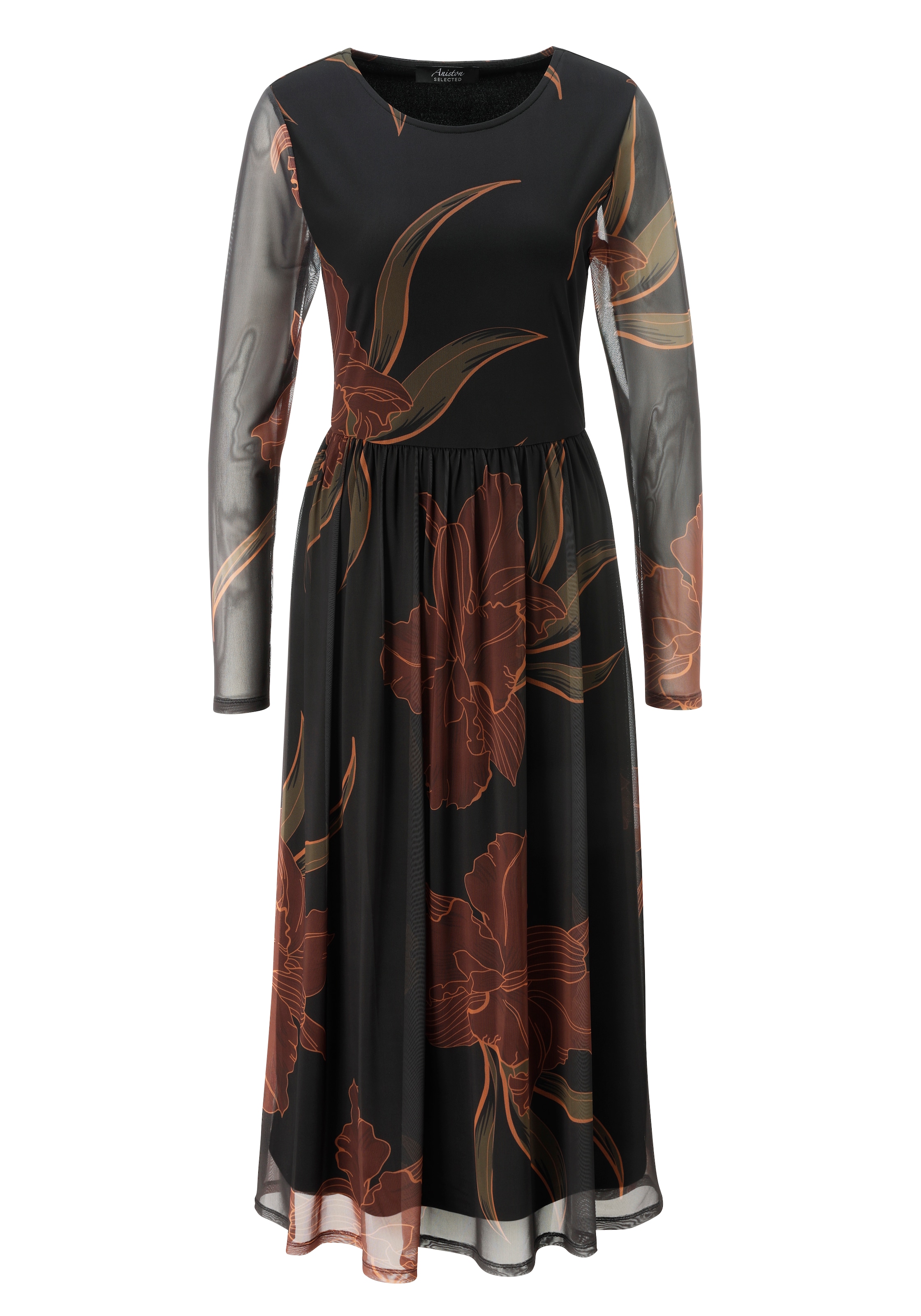 Aniston SELECTED Dress in Black: front