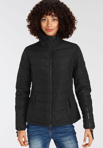 ALPENBLITZ Between-Season Jacket in Black: front