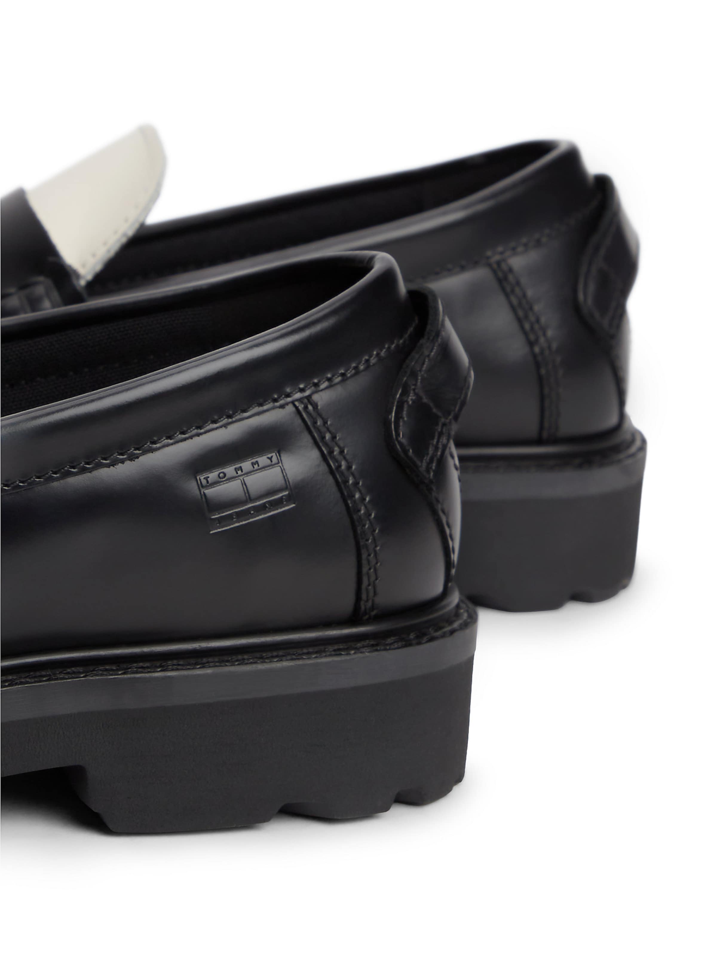Tommy Jeans Slipper in Schwarz