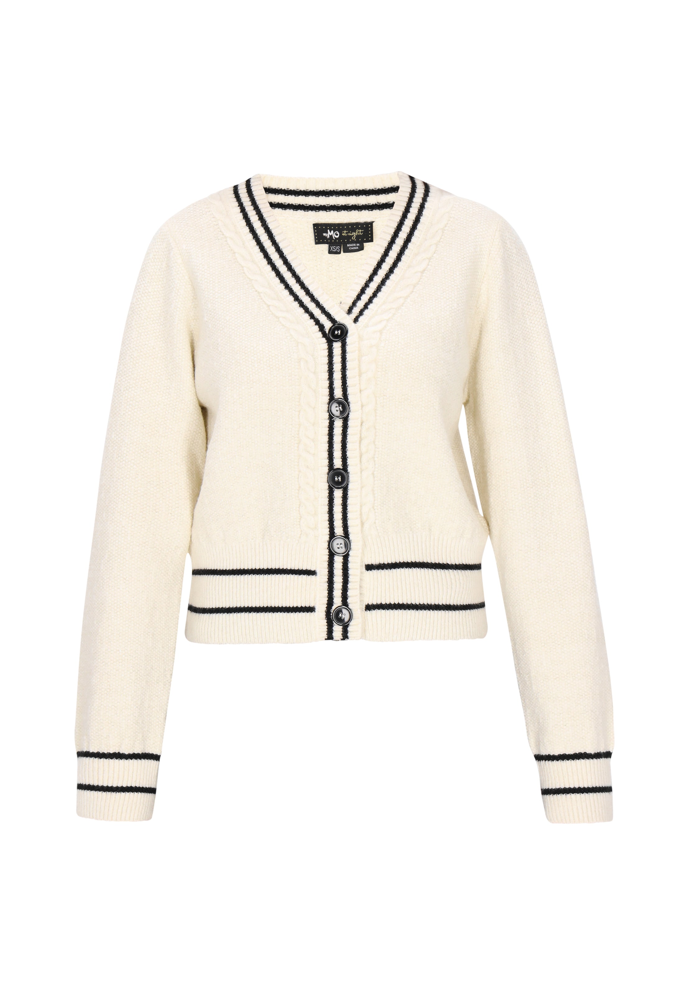 myMo at night Вязаная кофта в Бежевый: спереди