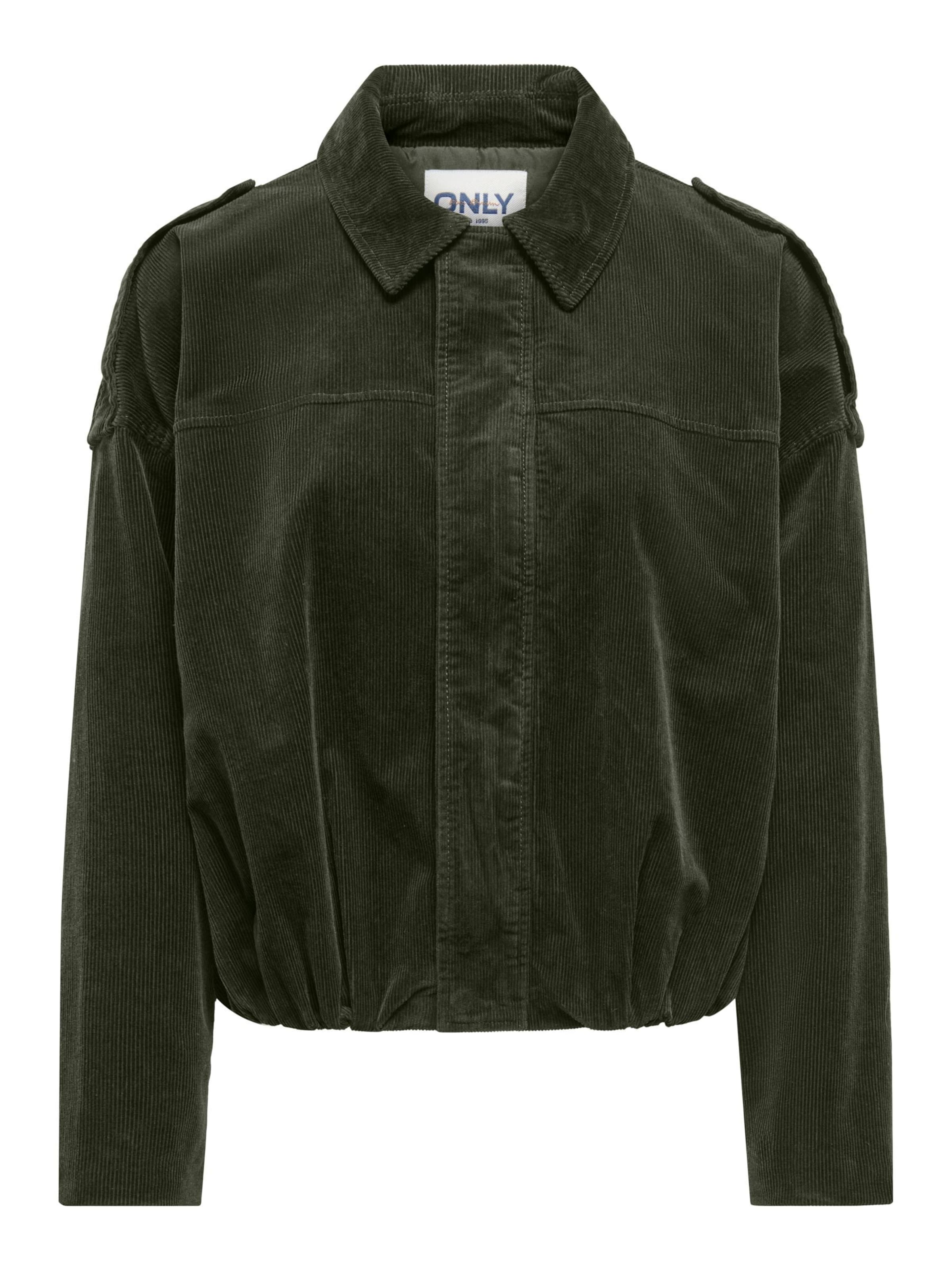 ONLY - Chaqueta de entretiempo 'MOON-FLORA' en verde: frente