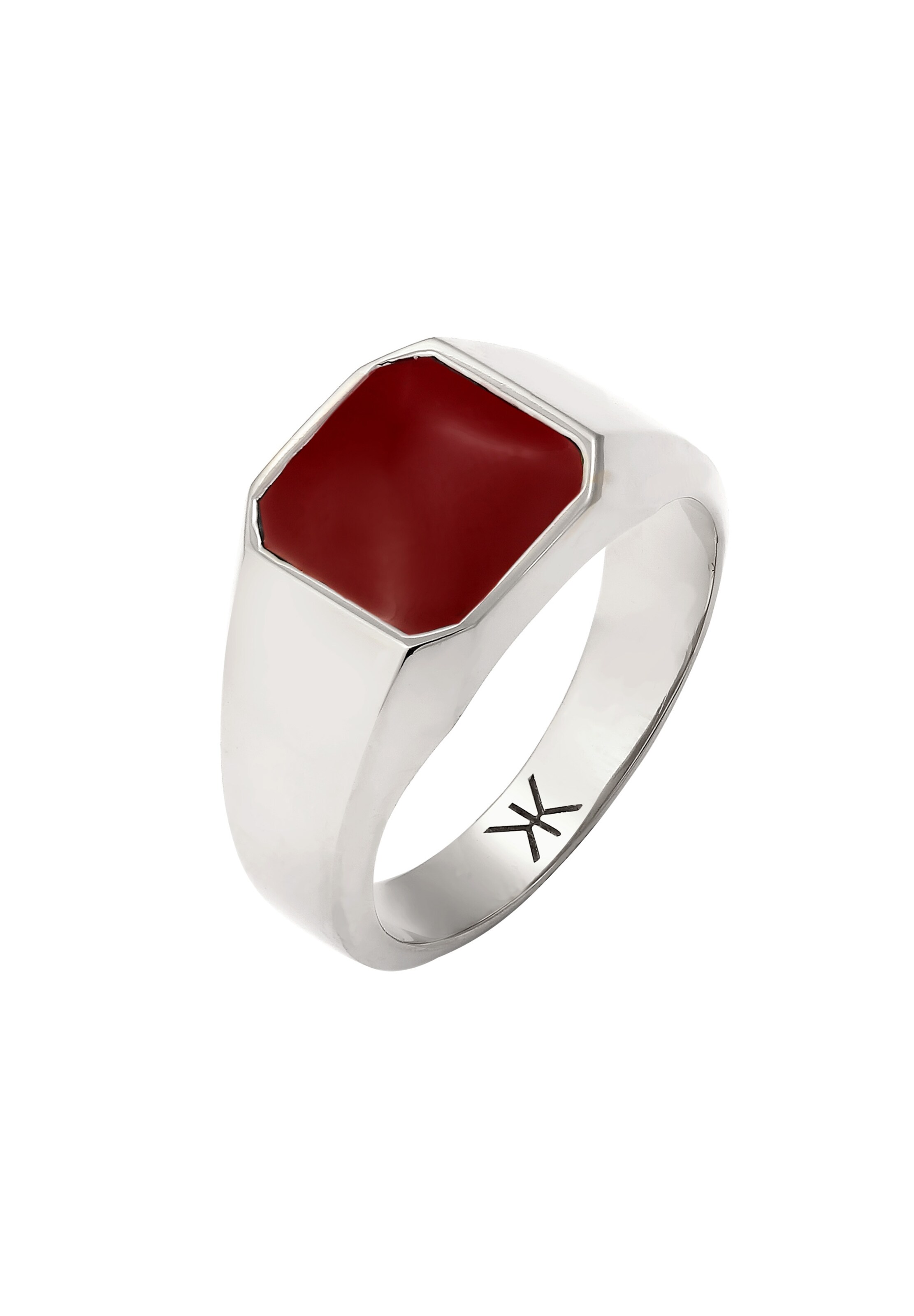KUZZOI Ring in Silver: front