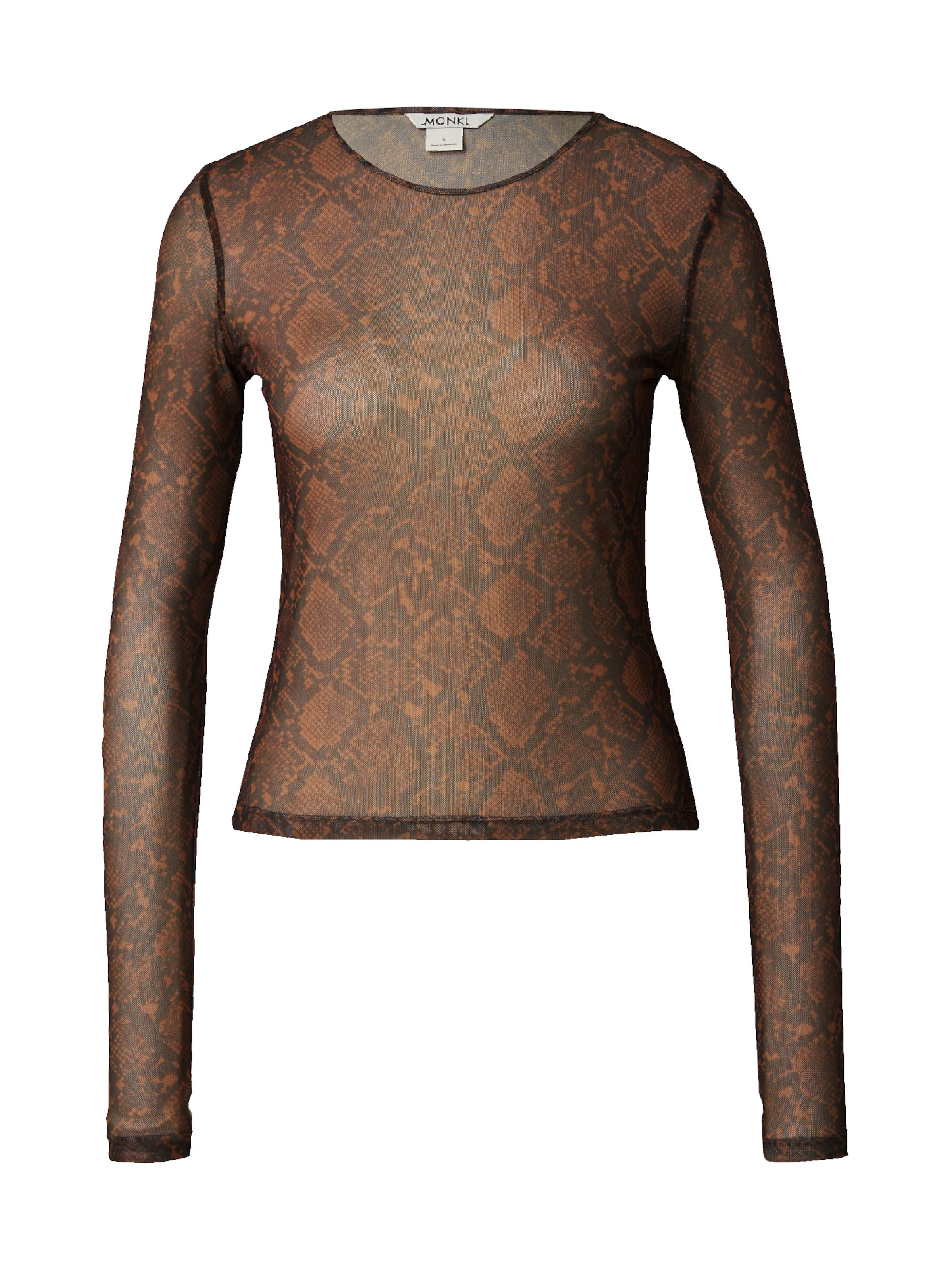 Monki Μπλουζάκι σε μπεζ: μπροστά