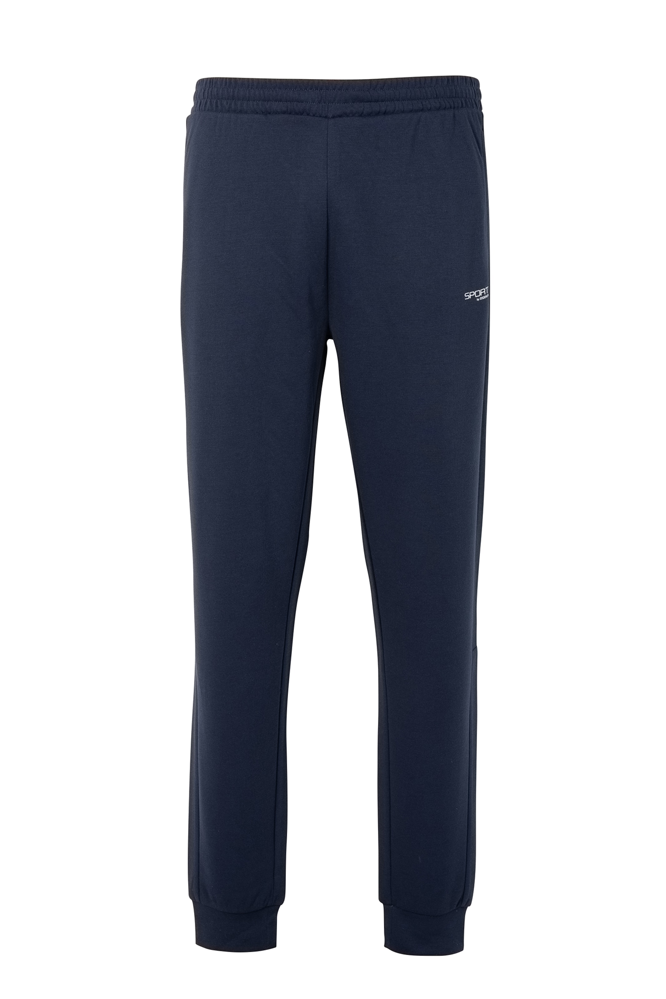 Stooker Men Tapered Sporthose 'Sean' in Blau: Vorderseite