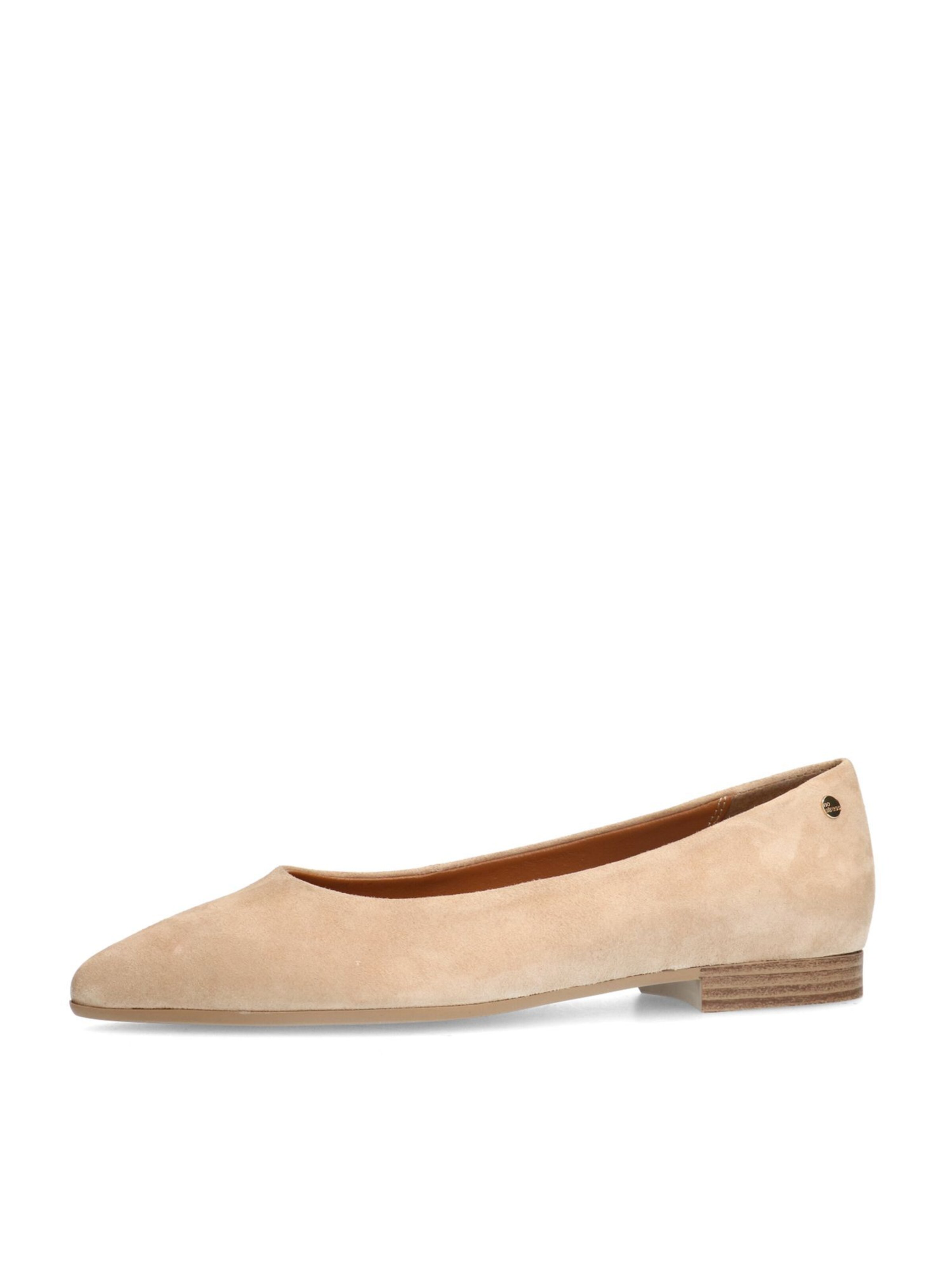 Ballerines MANFIELD en beige : devant
