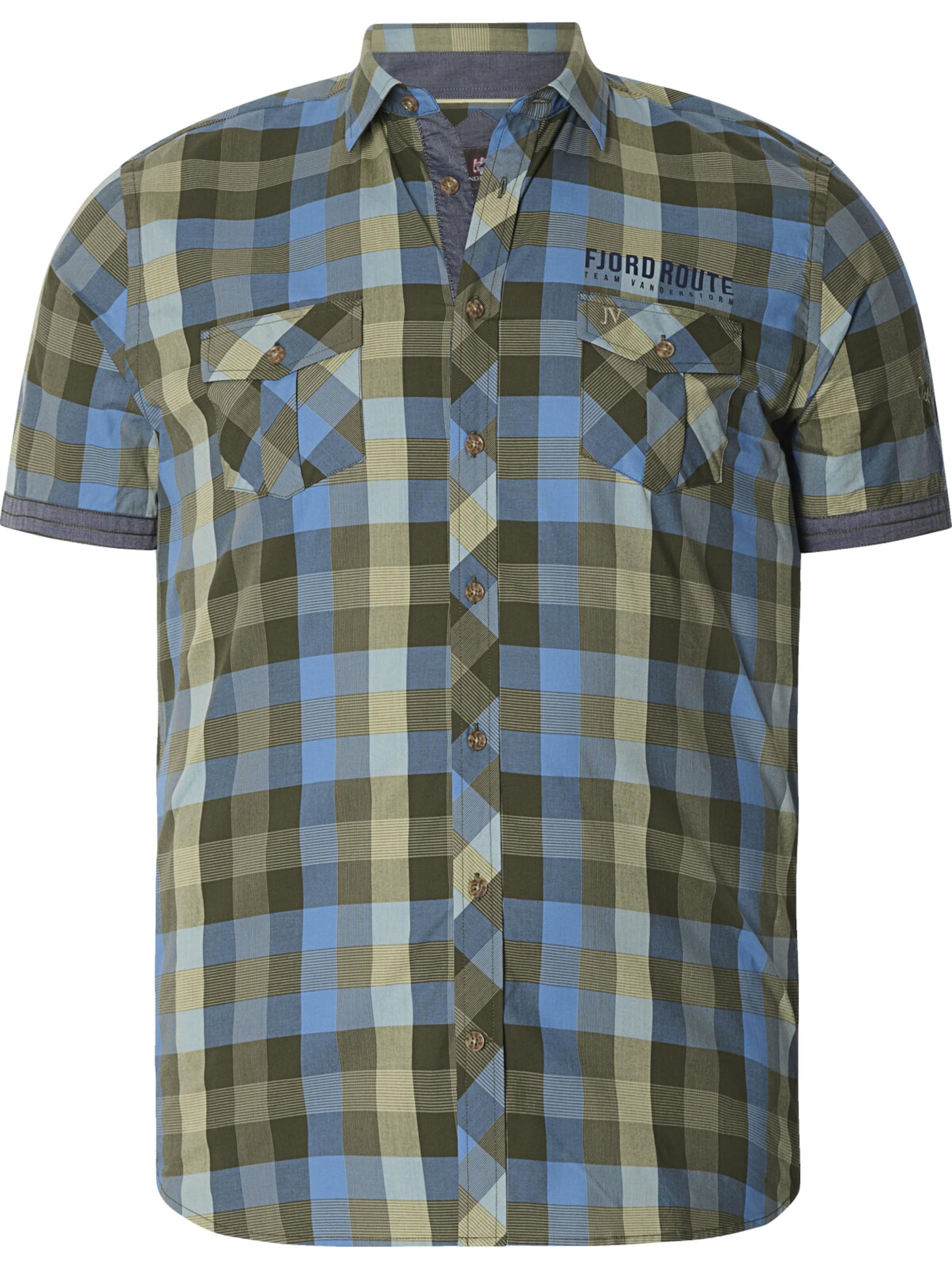 Jan Vanderstorm Comfort fit Button Up Shirt 'Thiade' in Green: front