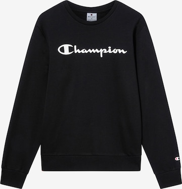 Champion Authentic Athletic ApparelSweater majica - crna boja: prednji dio