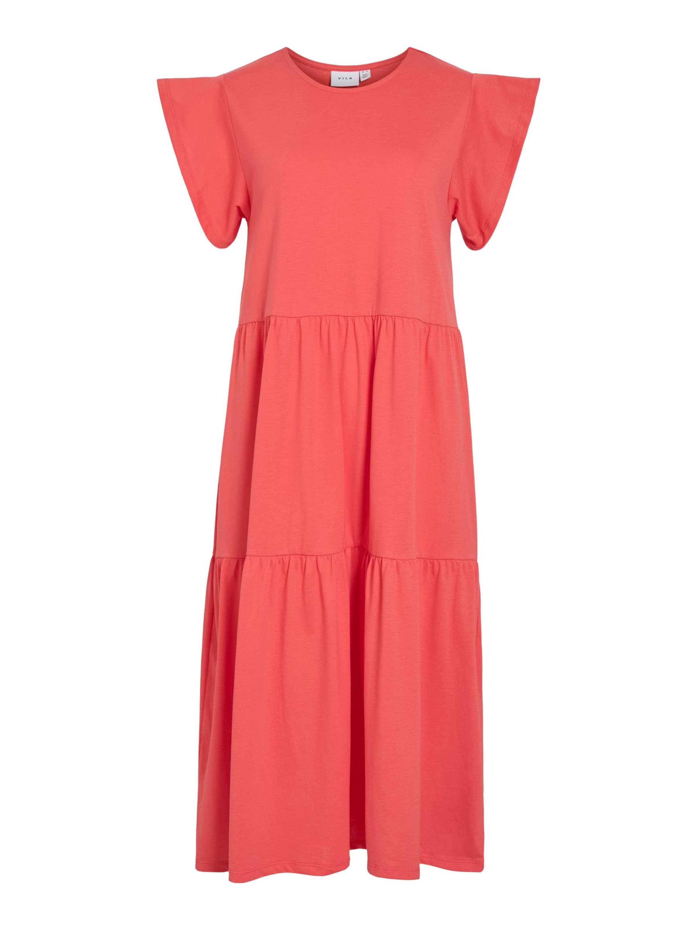 Robe VILA en rouge : devant