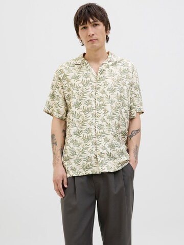 Coupe regular Chemise 'JPRBLulincoln' JACK & JONES en vert : devant