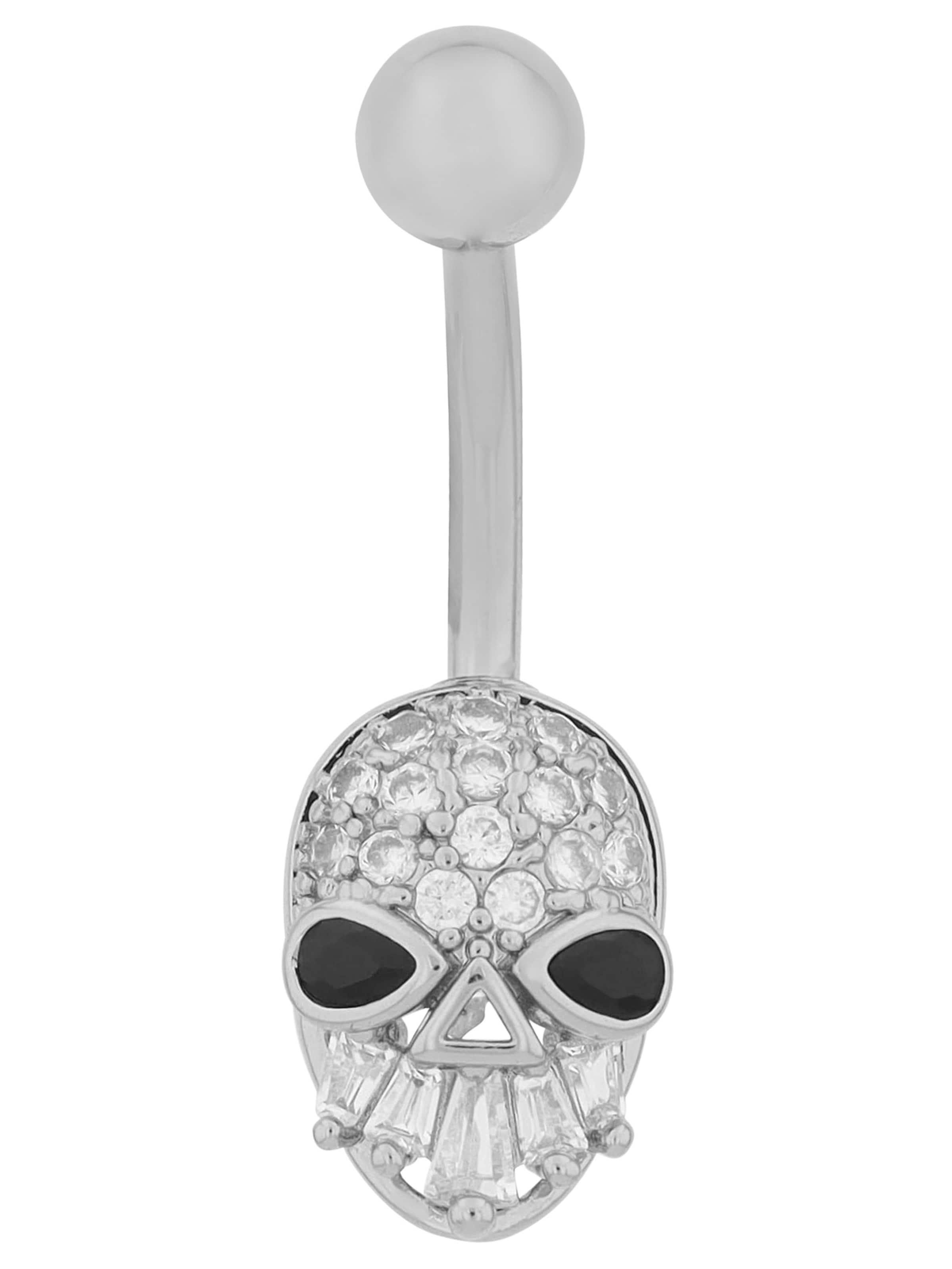 Akzent Piercings 'langlebig' in Silver: front