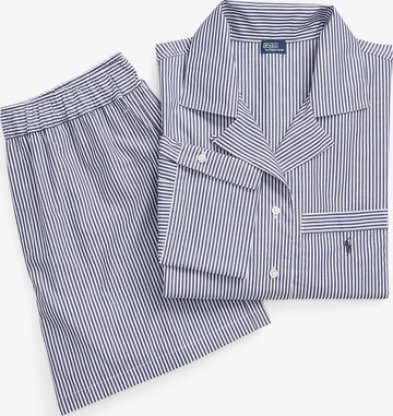 Pyjama ' Crop & Boxer Set ' Polo Ralph Lauren en bleu : devant