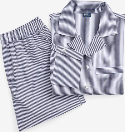 Polo Ralph Lauren Pyjama ' Crop & Boxer Set ' in blau / weiß, Produktansicht