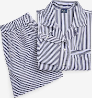 Pyjama ' Crop & Boxer Set ' Polo Ralph Lauren en bleu : devant