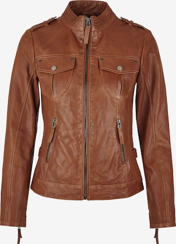 7ELEVEN Between-Season Jacket 'Elena' in Brown: front