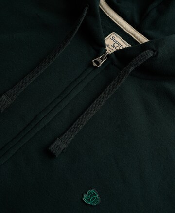 Superdry & Co Sweatjacke 'Essential' in Grün