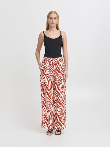 ICHI Loosefit Broek in Rood
