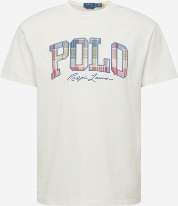 Polo Ralph Lauren T-shirt 'SSCNCLSM1' i vit: framsida