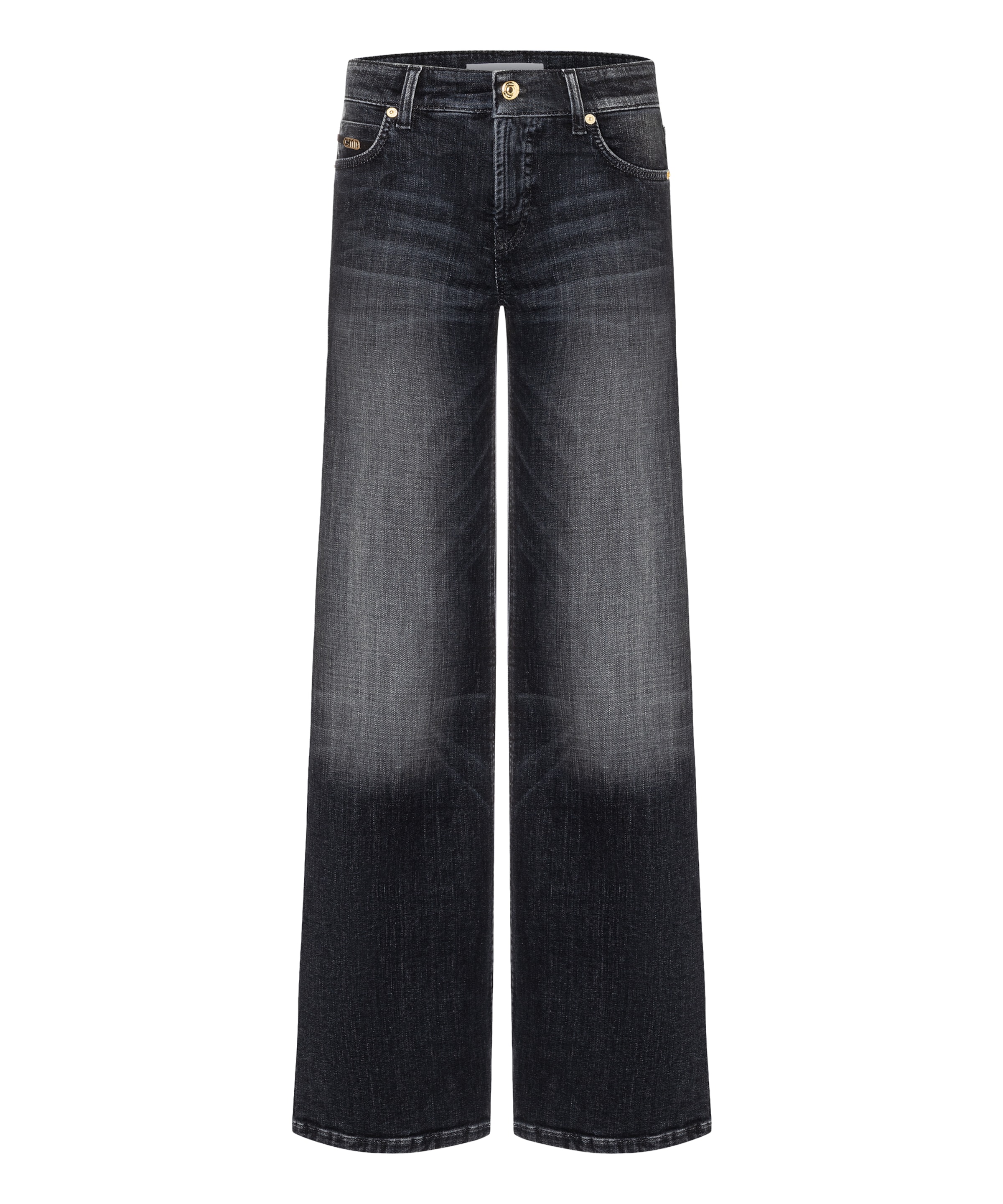 Cambio Loosefit Jeans 'Tess' in Schwarz: Vorderseite