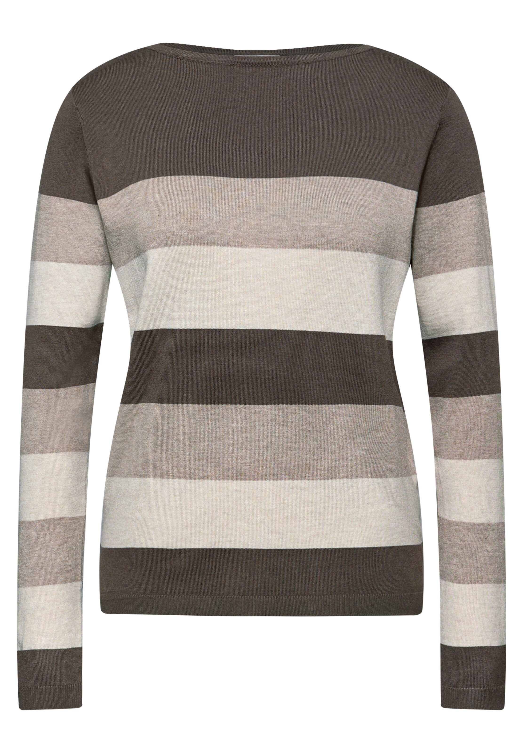 STREET ONE Sweater in Brown: front