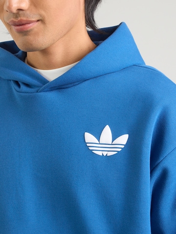 ADIDAS ORIGINALS Sweatshirt 'World Wide Hoops Q1' in Blauw